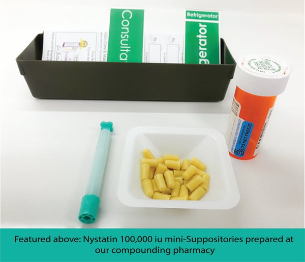 Nystatin 100,000 iu supp